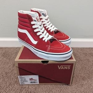 Vans Sk8-Hi Red high top shoes